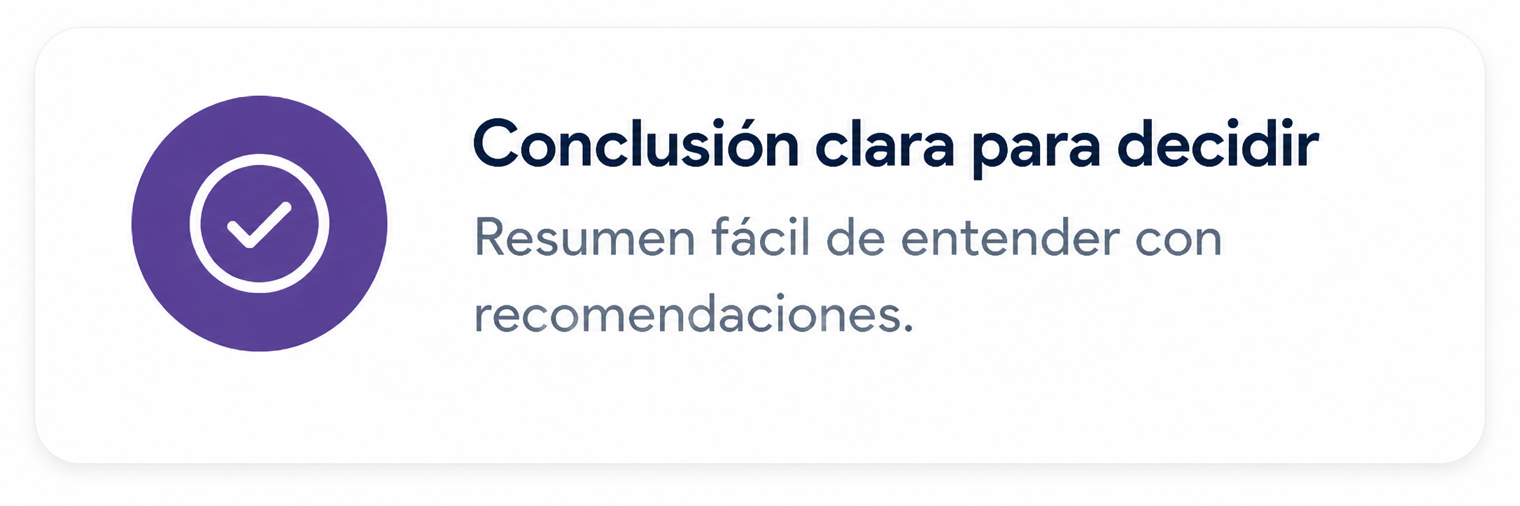 Conclusión Clara