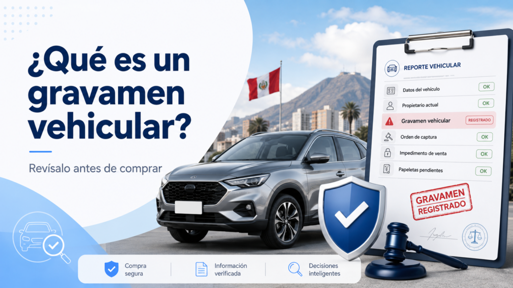 ¿Qué es un gravamen vehicular?